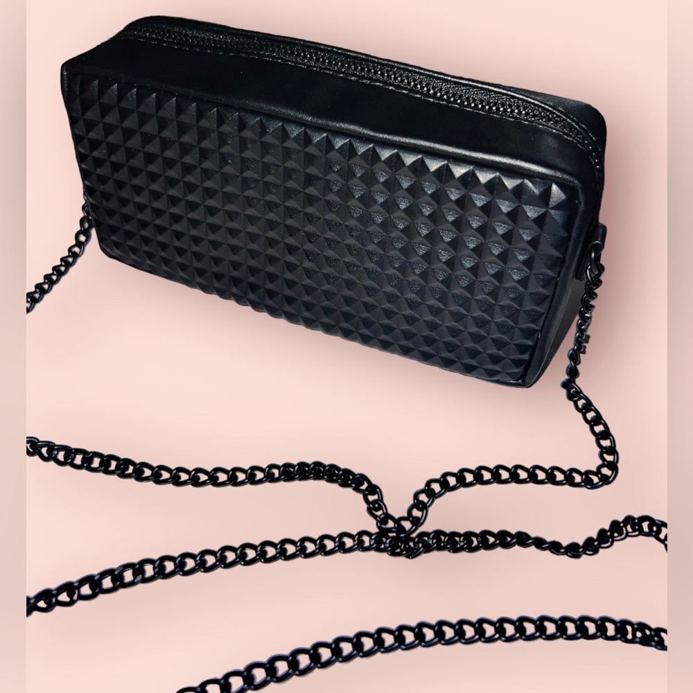 Black Valentino (Spike-Detailed) Cosmetic-Makeup Bag